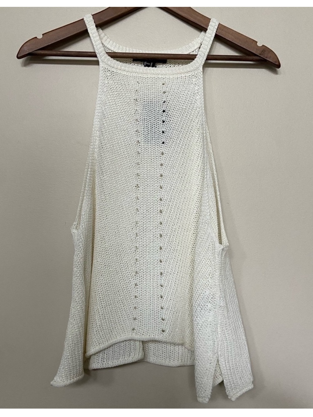 ☀️ Forever 21 ☀️ cream knit high neck top